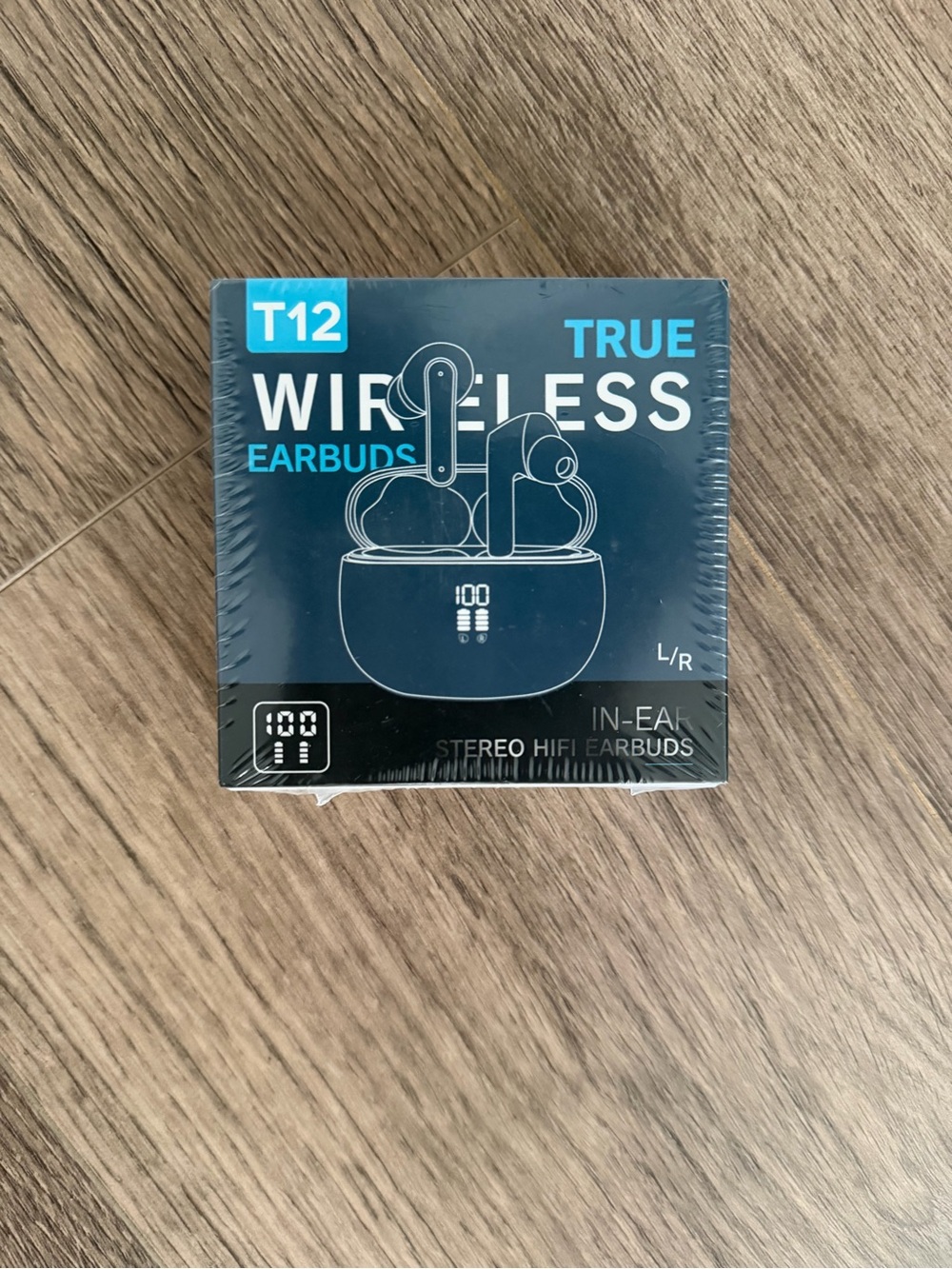 T12 True Wireless In-Ear Earbuds - Black
